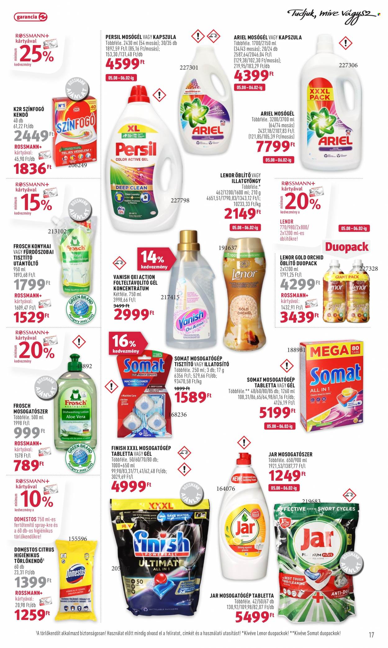 Rossmann akciós újságok - 2023.05.08 - 2023.05.19. Oldal 17