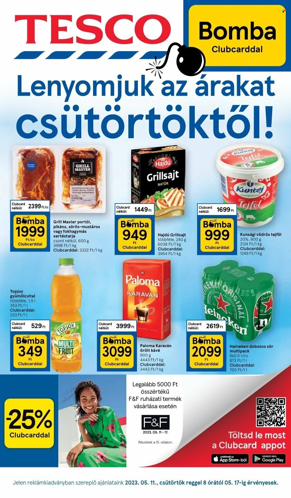 TESCO akciós újságok - 2023.05.11 - 2023.05.17. Oldal 1
