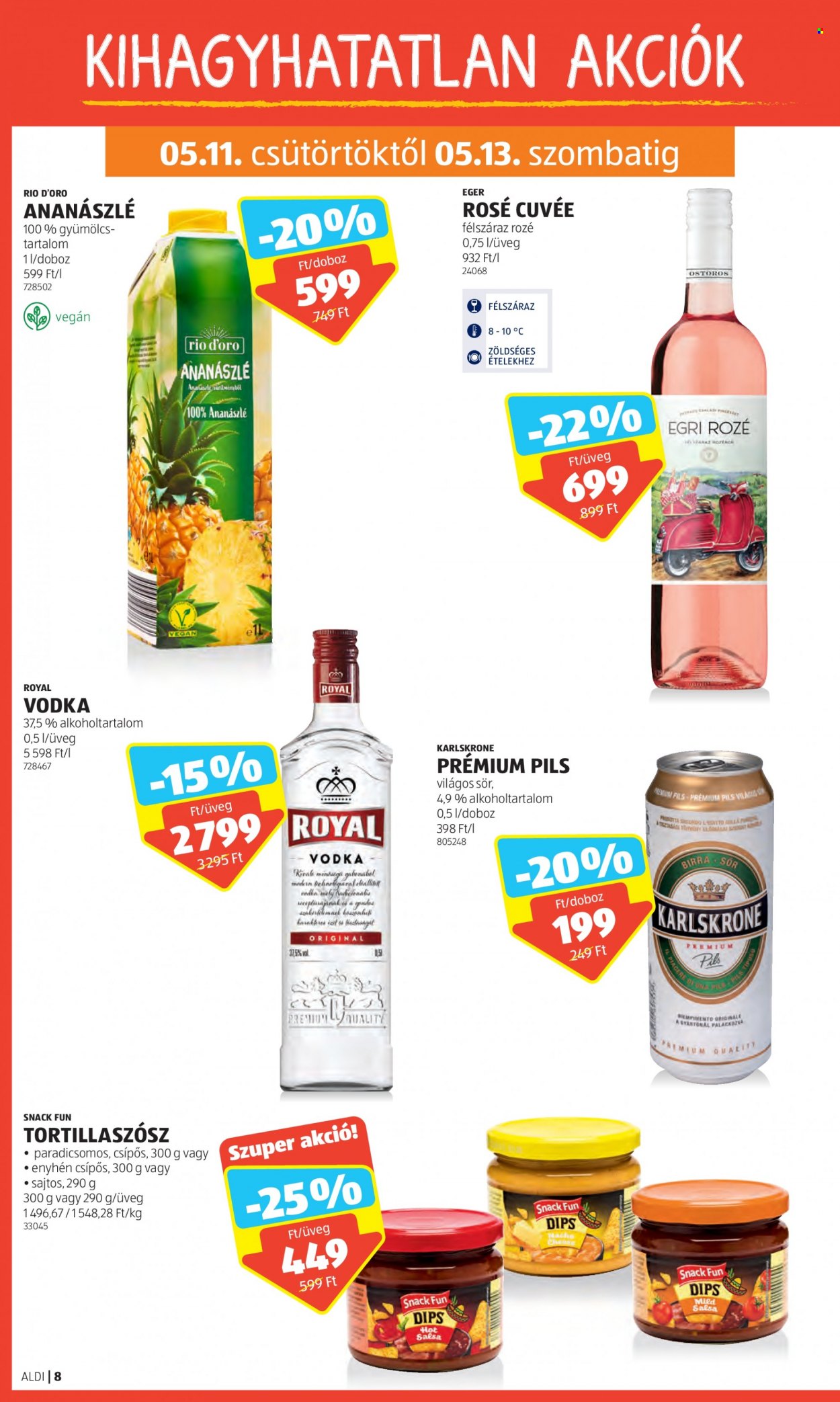 Aldi akciós újságok - 2023.05.11 - 2023.05.17. Oldal 8