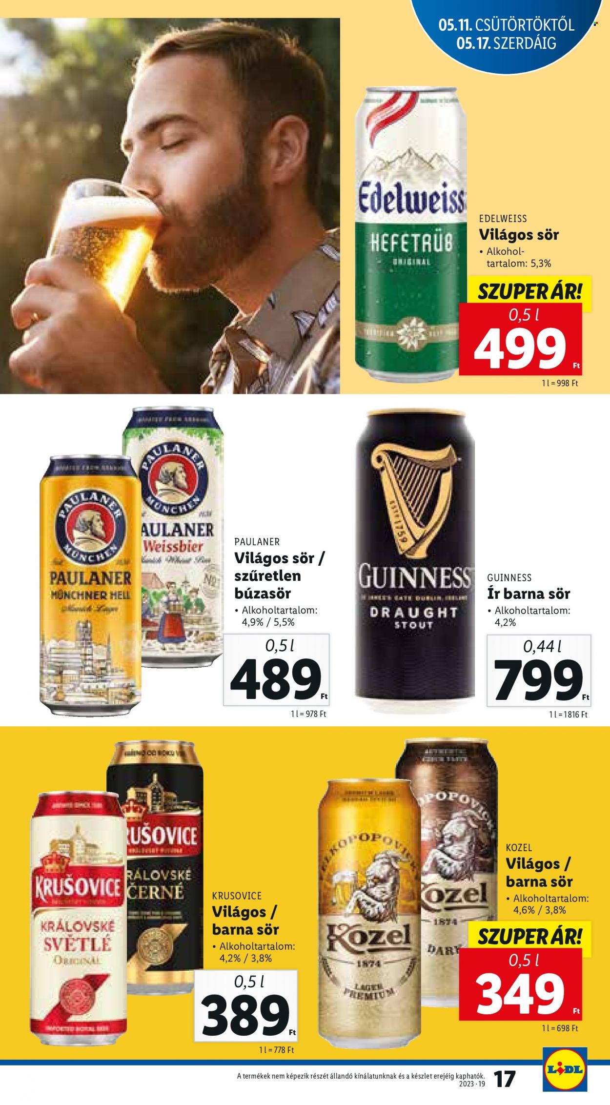 Lidl akciós újságok - 2023.05.11 - 2023.05.17. Oldal 17
