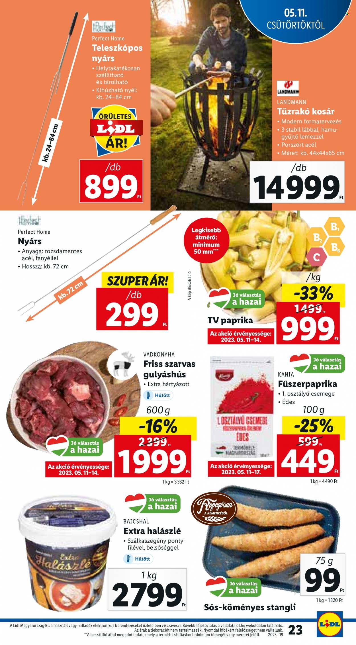 Lidl akciós újságok - 2023.05.11 - 2023.05.17. Oldal 23