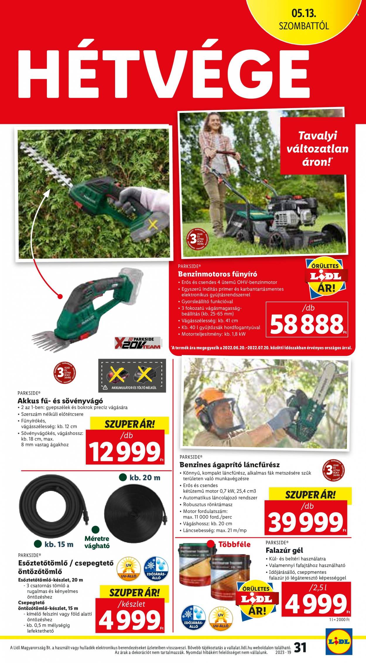 Lidl akciós újságok - 2023.05.11 - 2023.05.17. Oldal 31