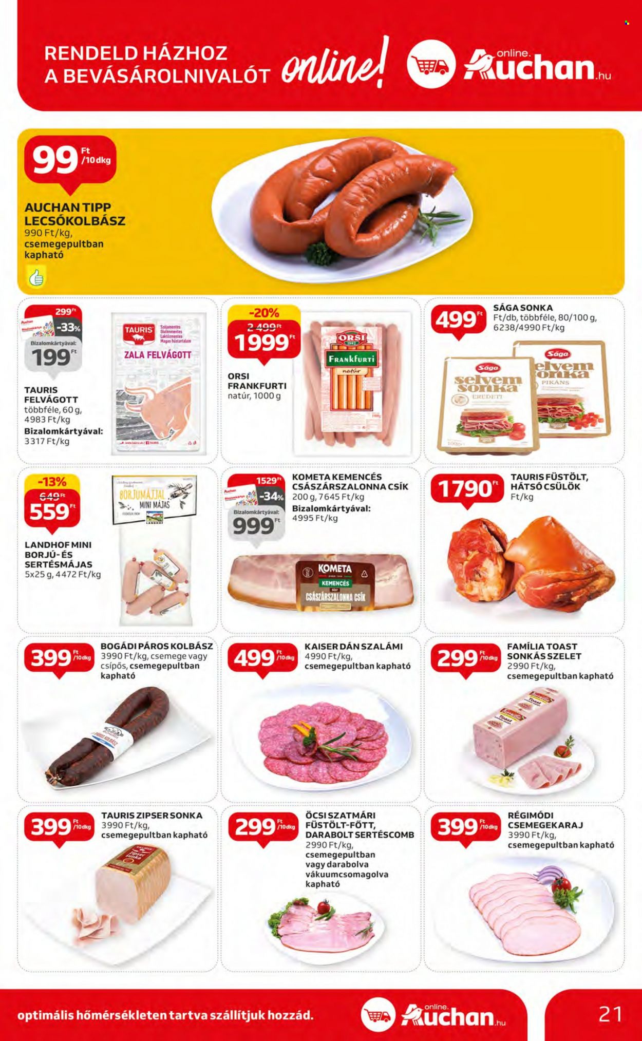 Auchan akciós újságok - 2023.05.11 - 2023.05.17. Oldal 21