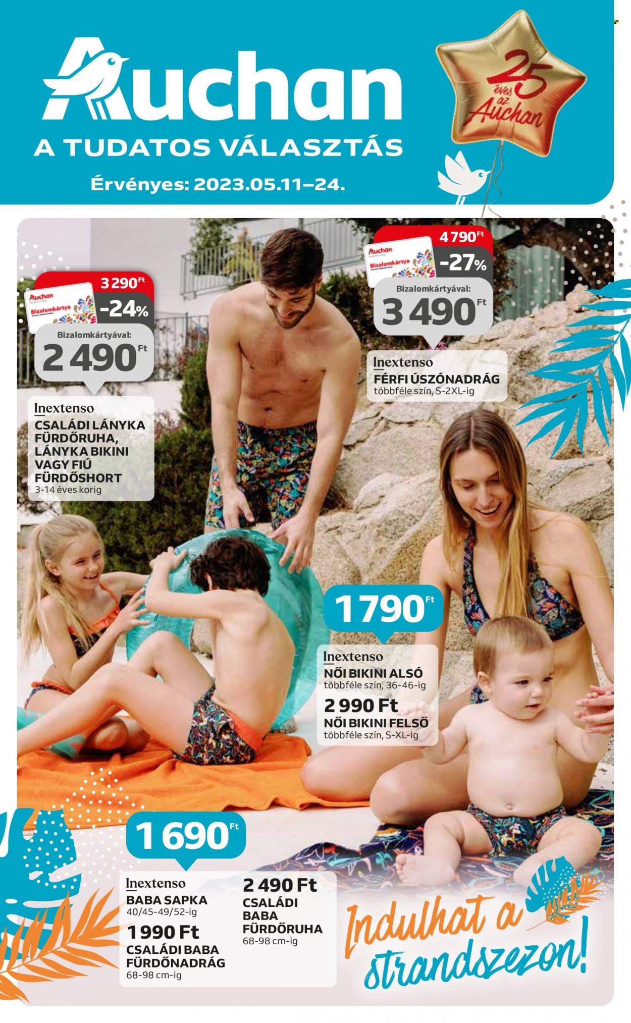 Auchan akciós újságok - 2023.05.11 - 2023.05.24. Oldal 1