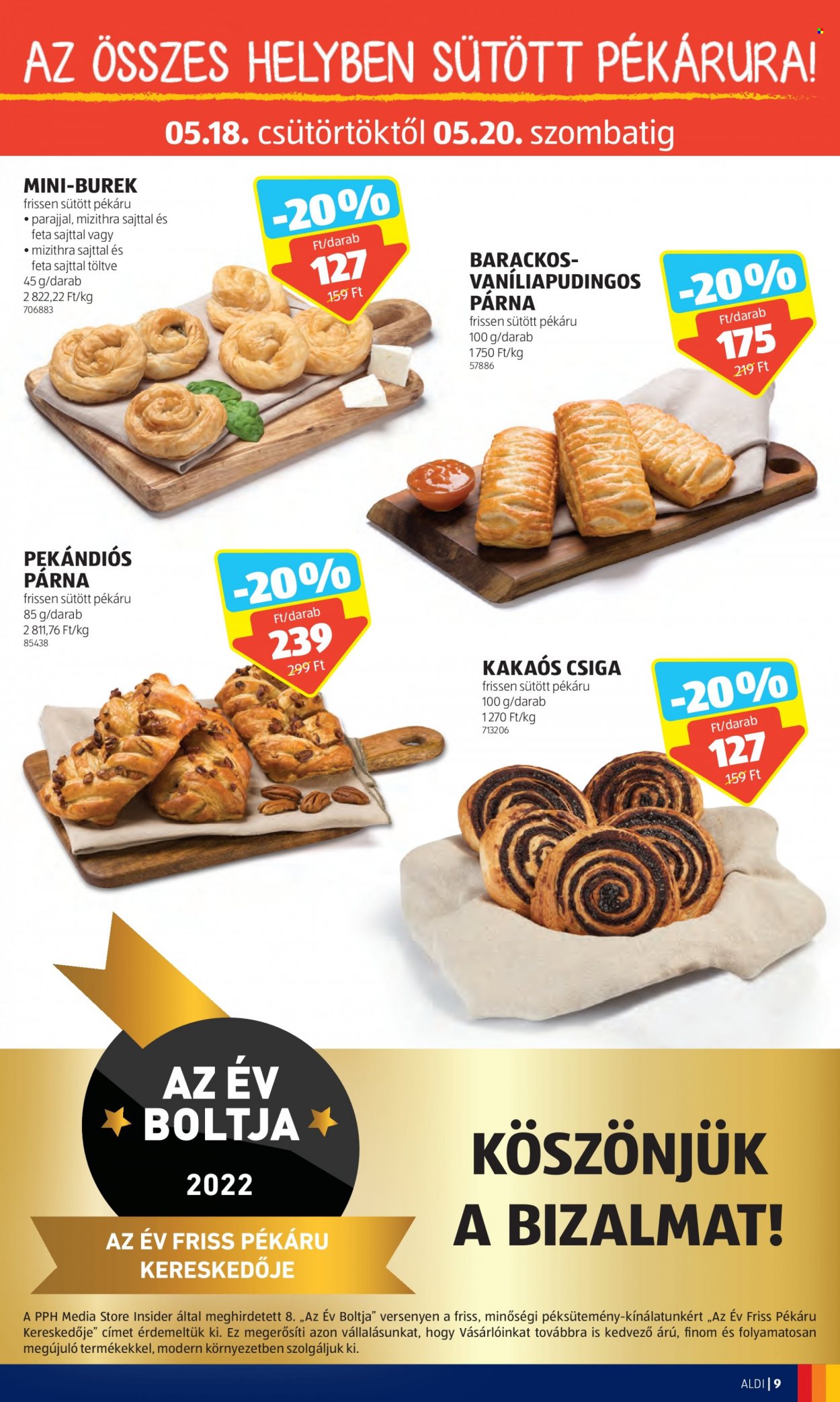 Aldi akciós újságok. Oldal 9