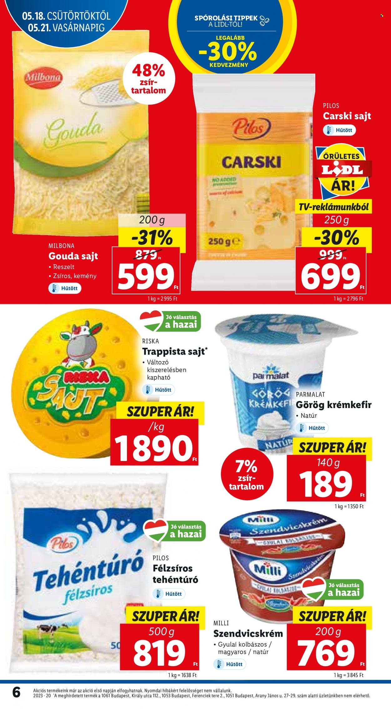 Lidl akciós újságok - 2023.05.18 - 2023.05.24. Oldal 6