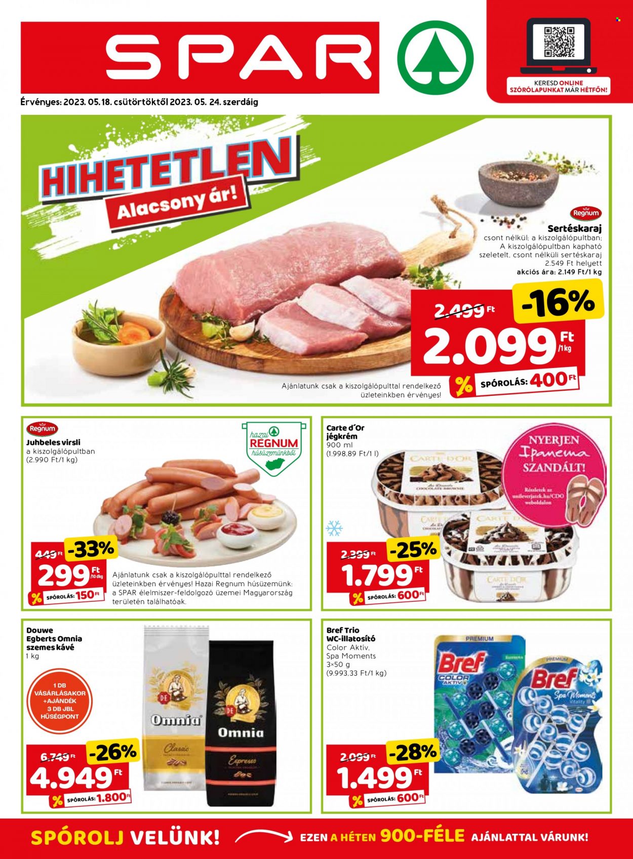 SPAR akciós újságok - 2023.05.18 - 2023.05.24. Oldal 1