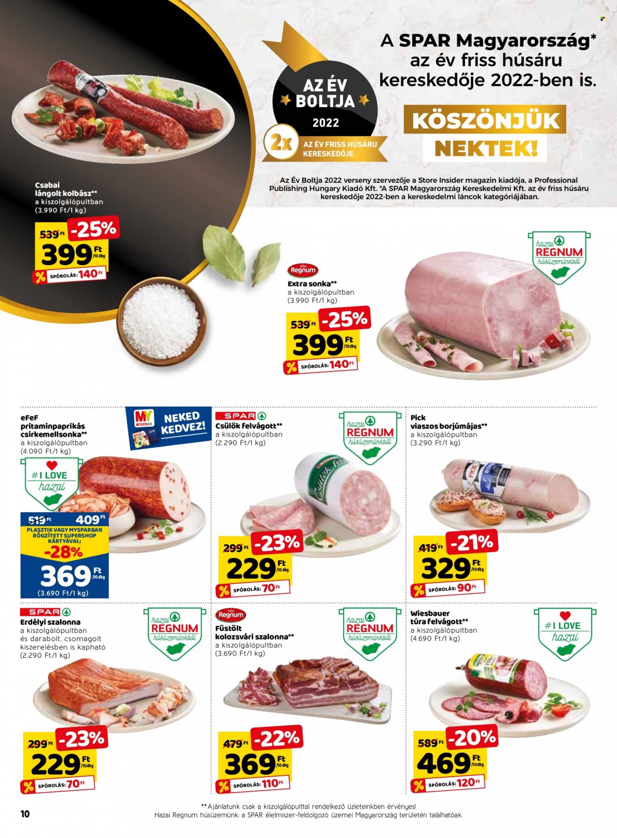 SPAR akciós újságok - 2023.05.18 - 2023.05.24. Oldal 14