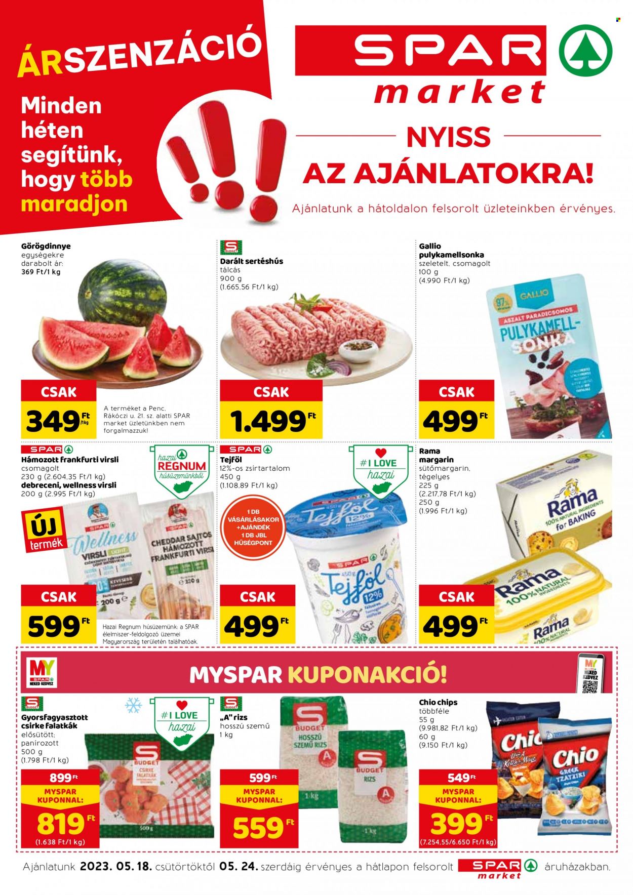SPAR market akciós újságok - 2023.05.18 - 2023.05.24. Oldal 1