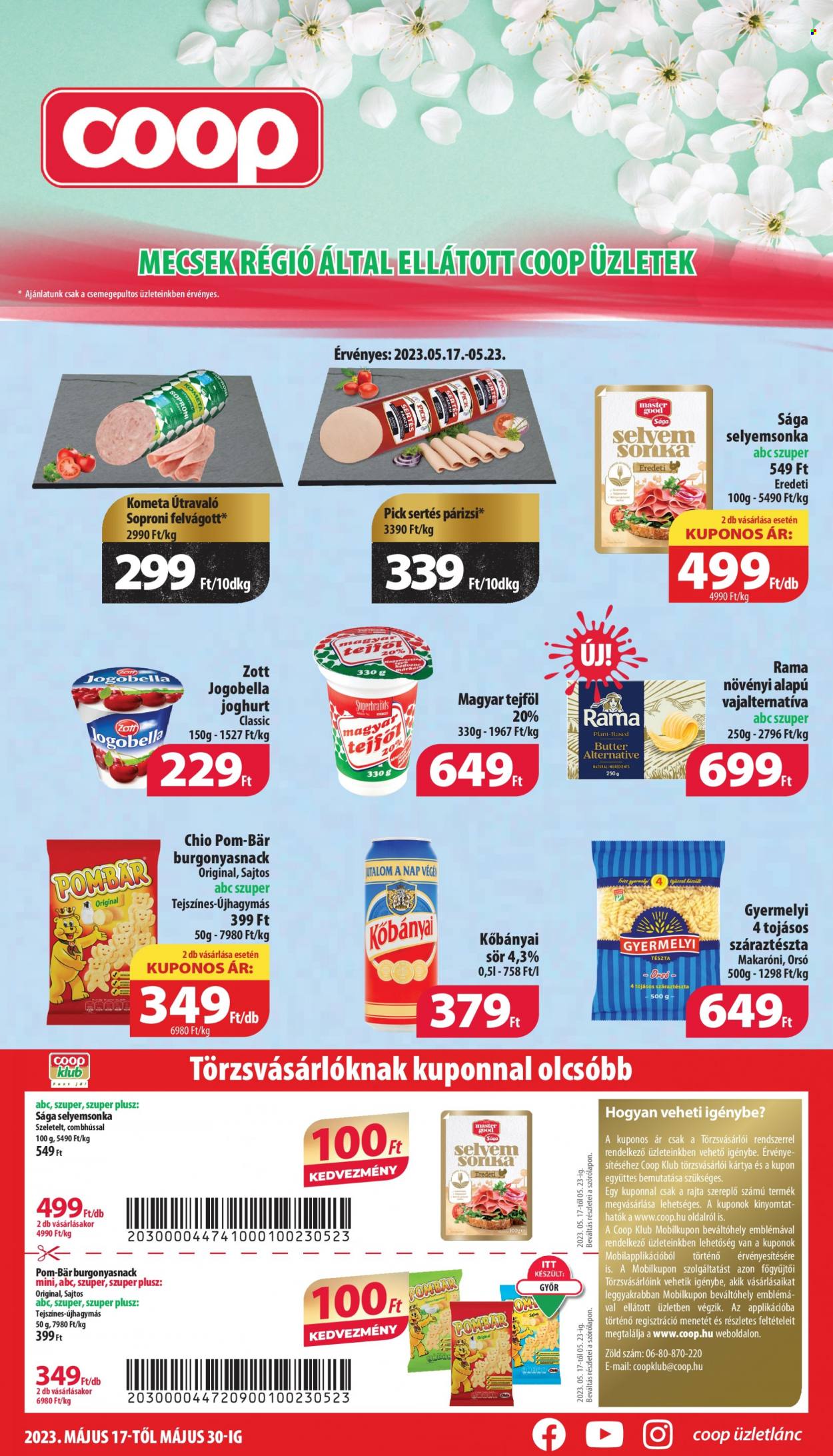 Coop akciós újságok - 2023.05.17 - 2023.05.30. Oldal 1