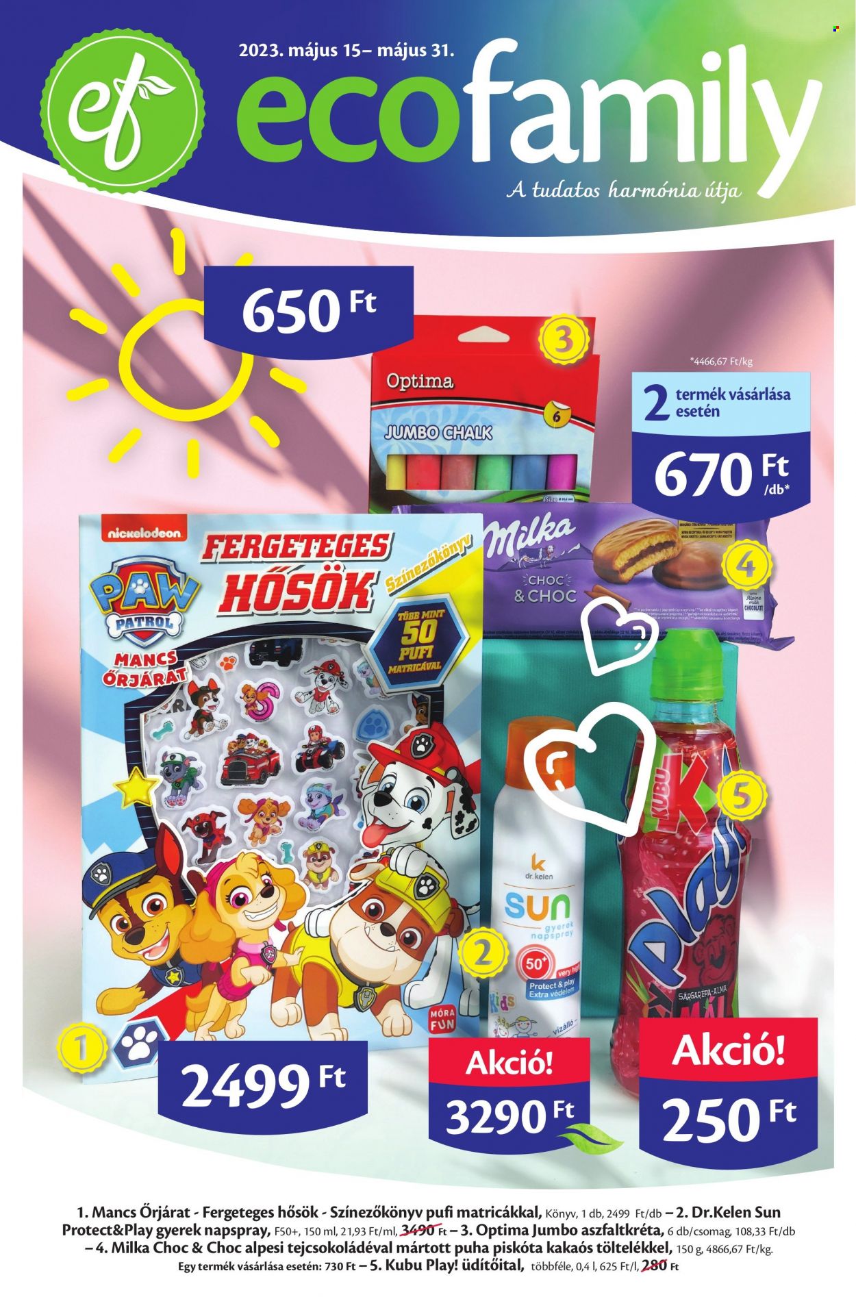 EcoFamily akciós újságok - 2023.05.15 - 2023.05.31. Oldal 1