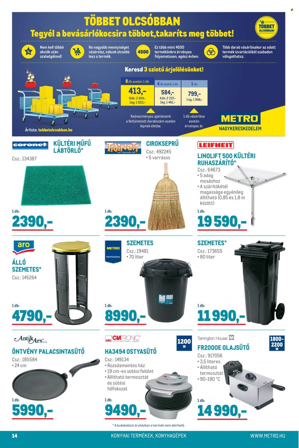 Metro akciós újságok - 2023.05.17 - 2023.05.30. Oldal 14