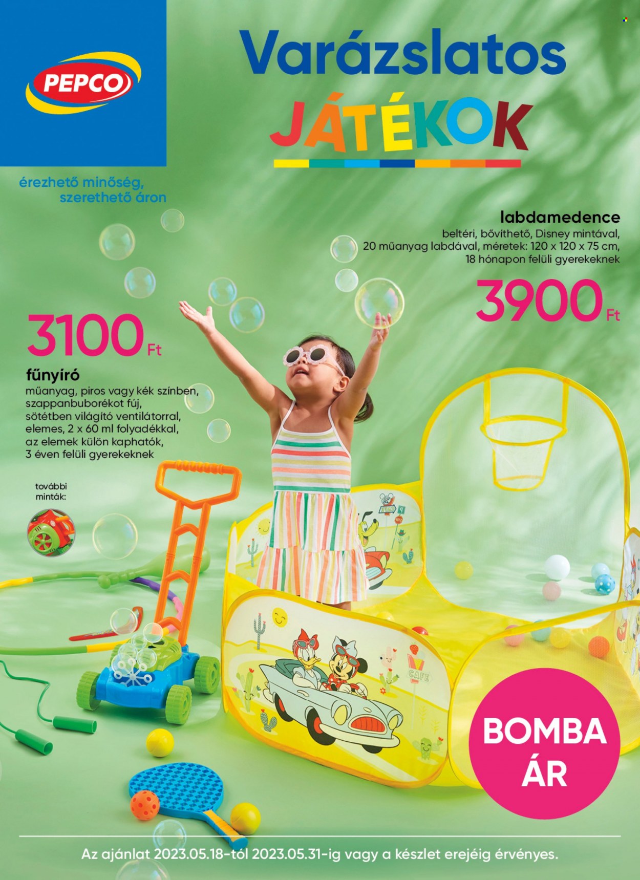 Pepco akciós újságok - 2023.05.18 - 2023.05.31. Oldal 1