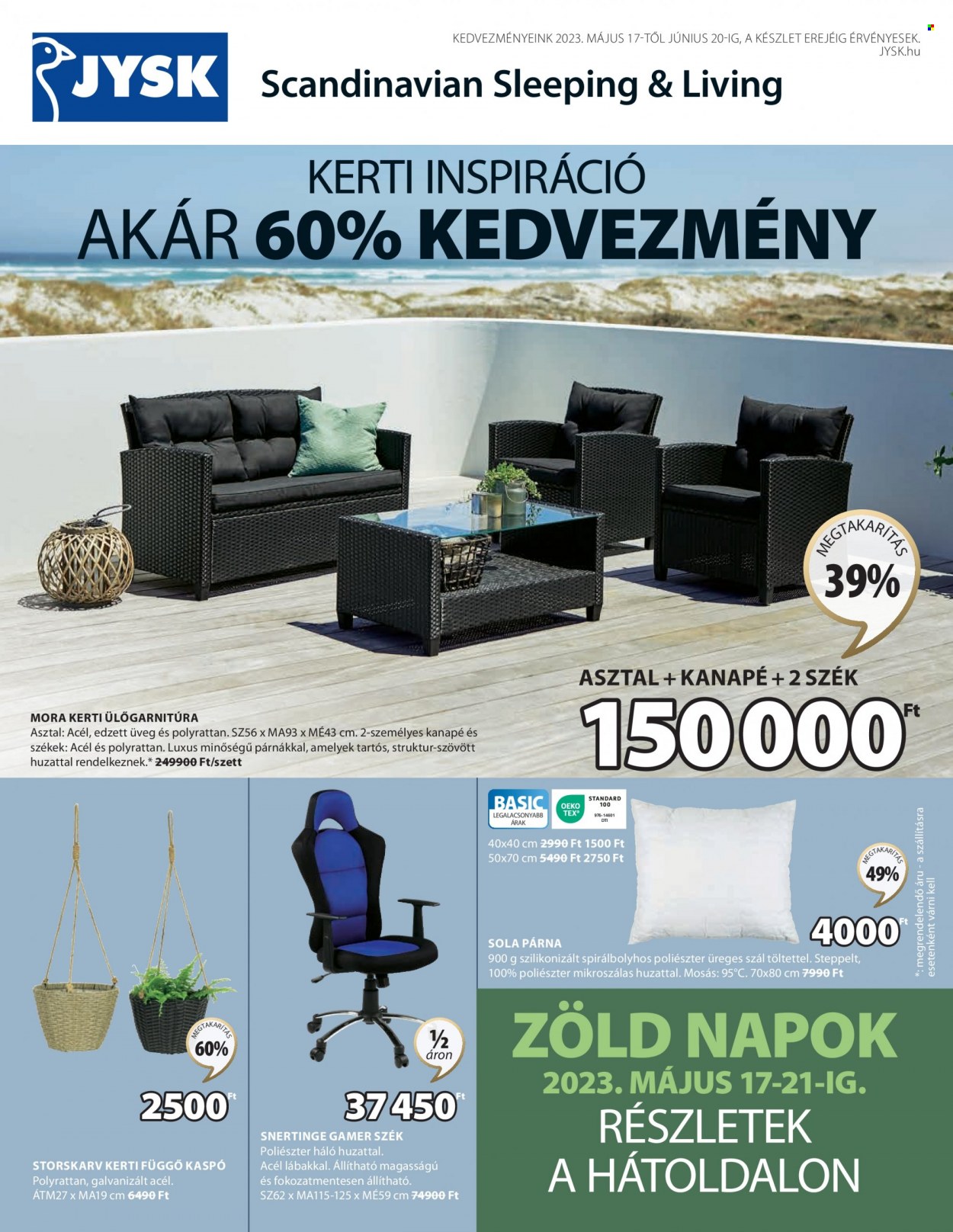 JYSK akciós újságok - 2023.05.17 - 2023.06.20. Oldal 1
