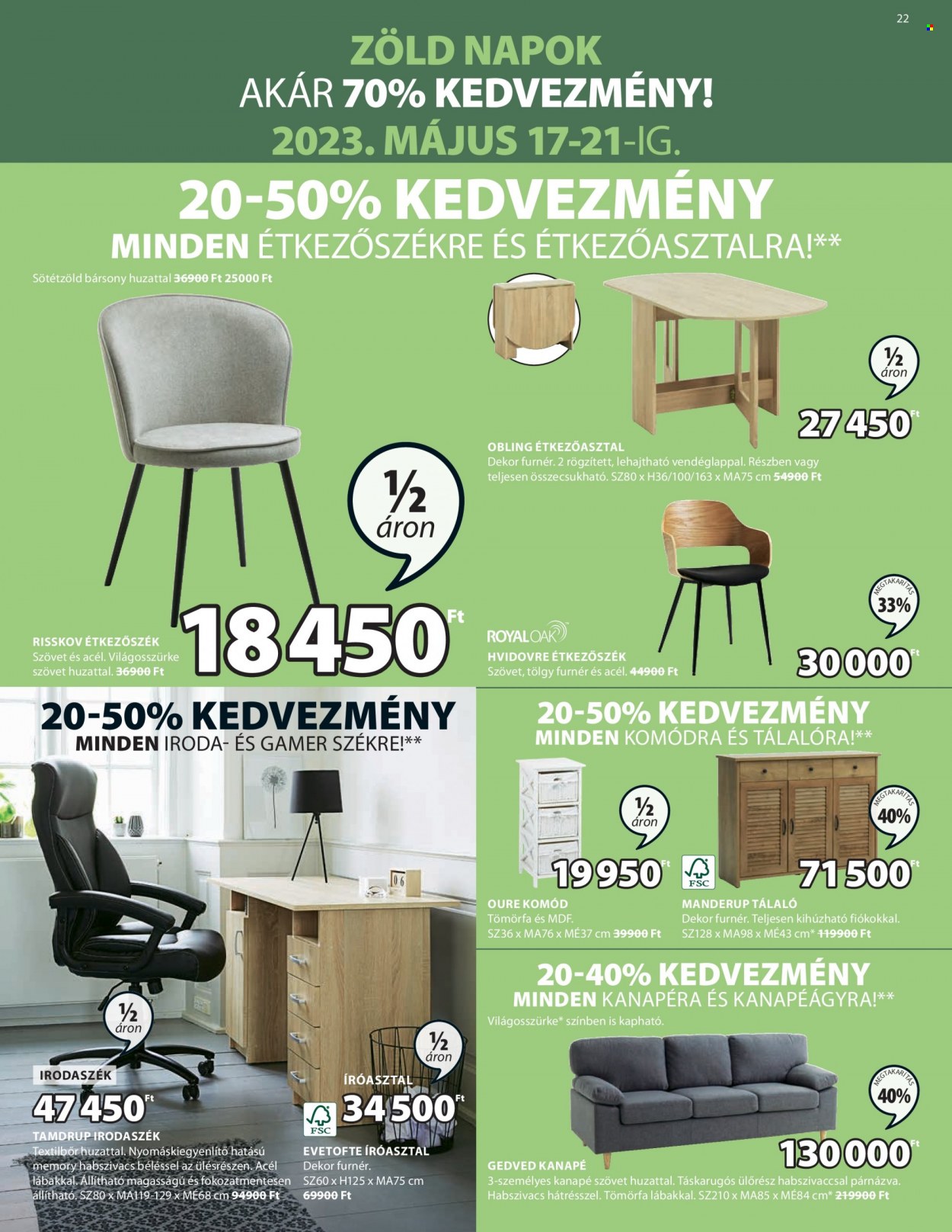 JYSK akciós újságok - 2023.05.17 - 2023.06.20. Oldal 23