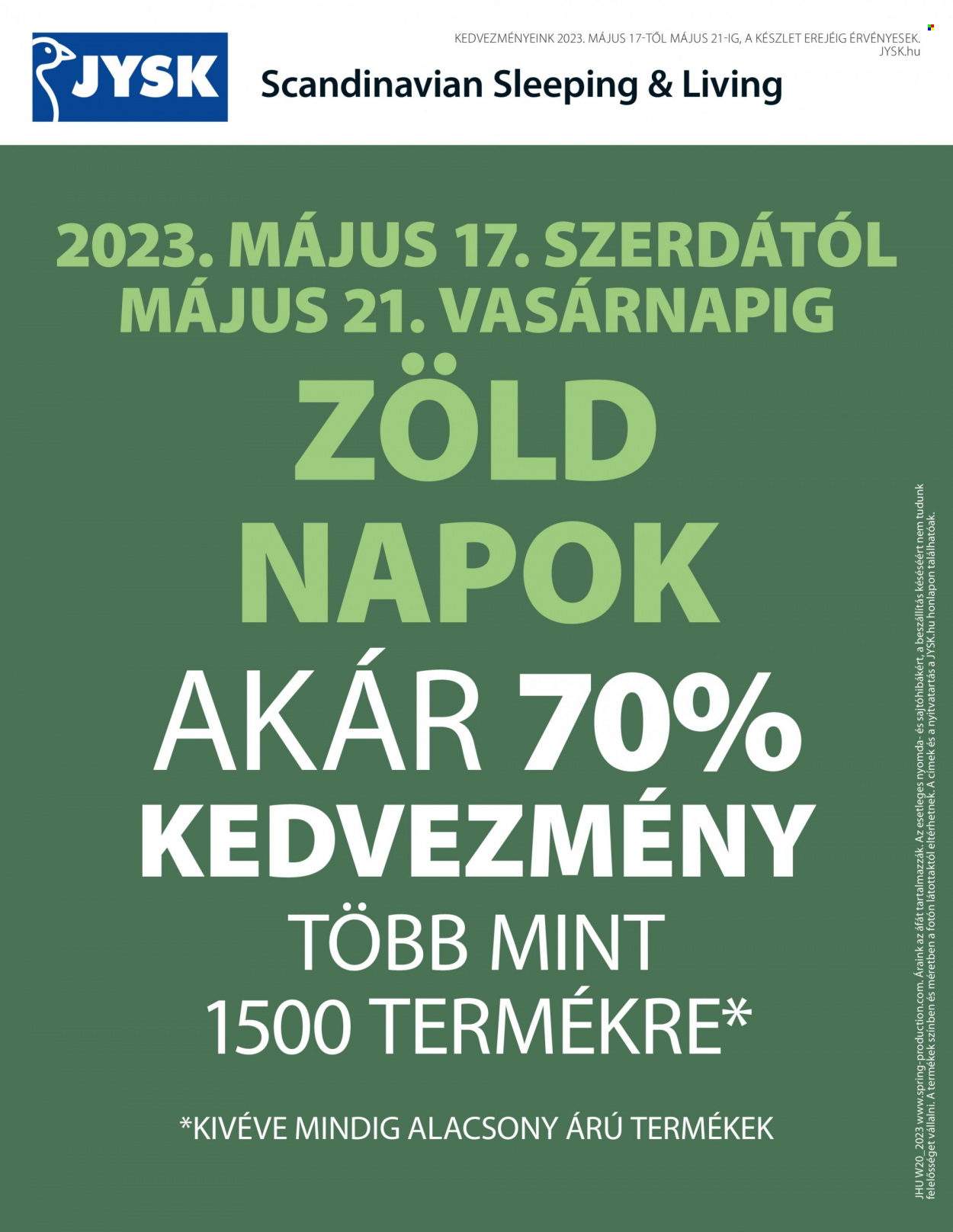 JYSK akciós újságok - 2023.05.17 - 2023.06.20. Oldal 24