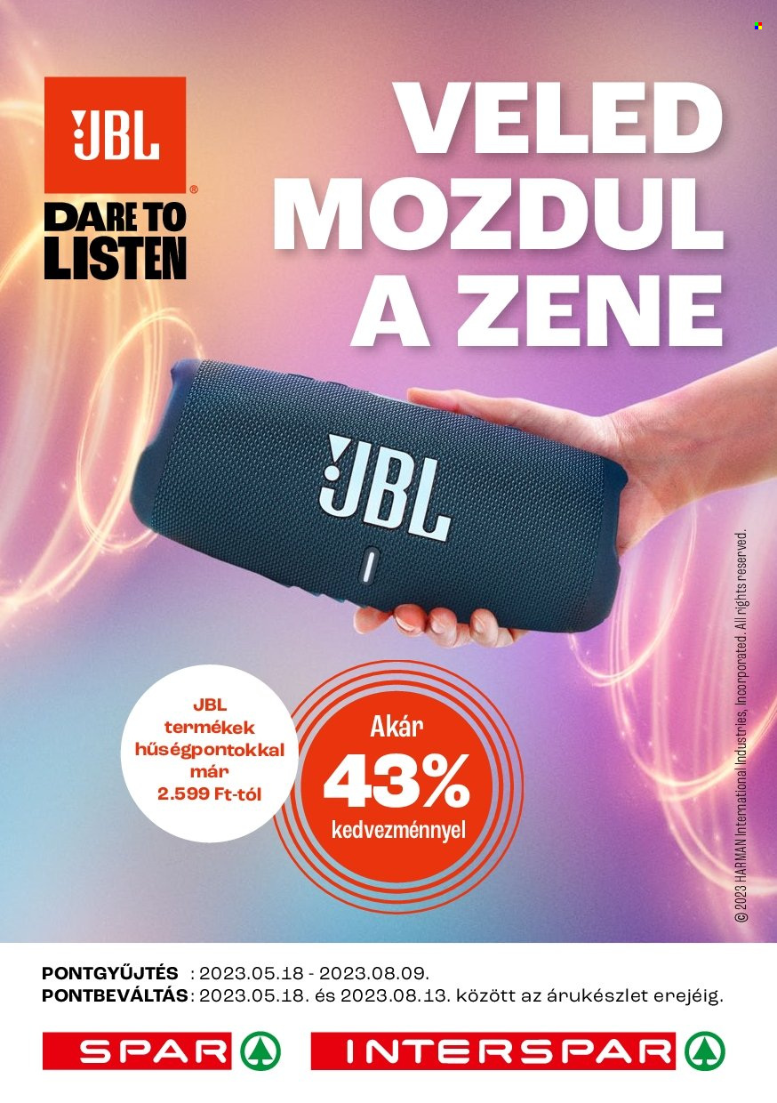 SPAR akciós újságok - 2023.05.18 - 2023.08.13. Oldal 1