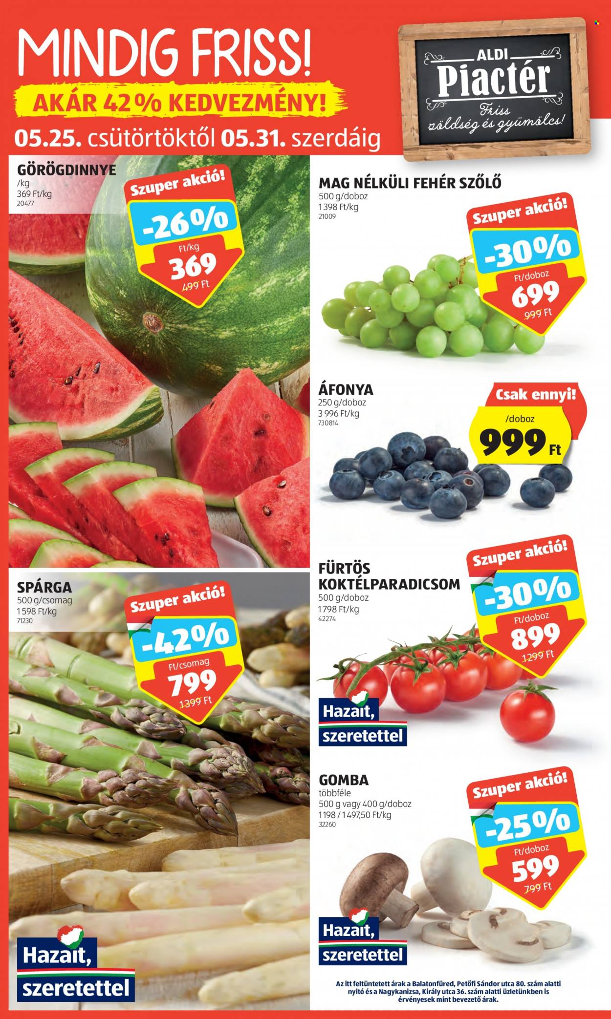 Aldi akciós újságok - 2023.05.25 - 2023.05.31. Oldal 2