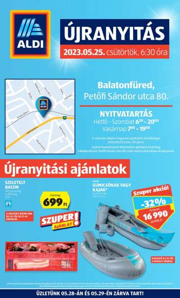Akciós újság Aldi