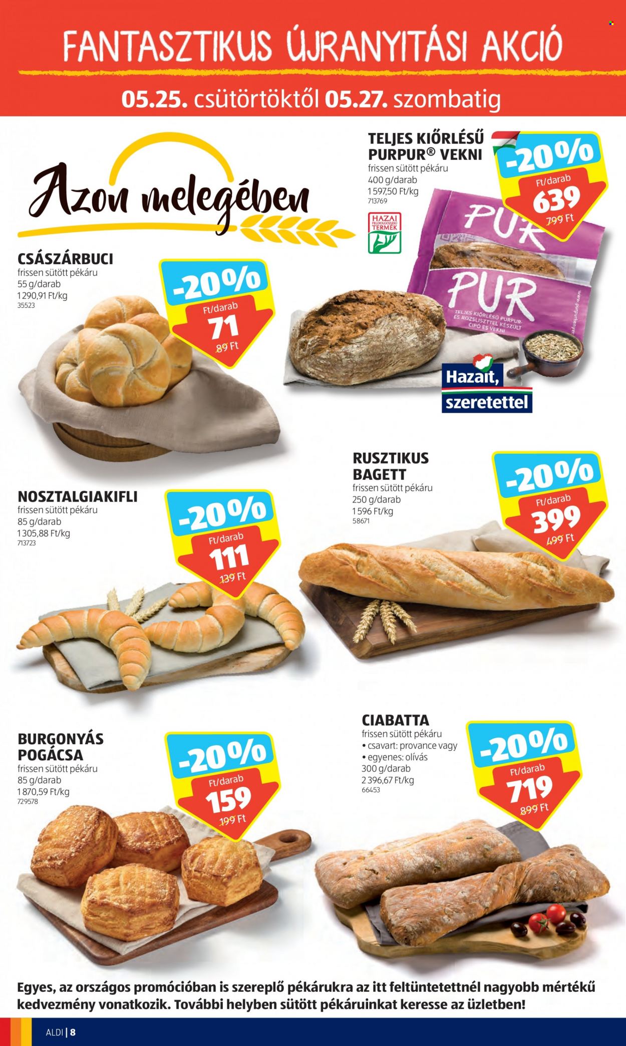Aldi akciós újságok - 2023.05.25 - 2023.05.27. Oldal 8