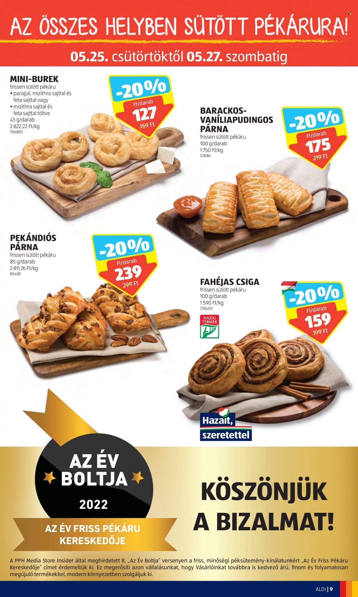 Aldi akciós újságok - 2023.05.25 - 2023.05.27. Oldal 9