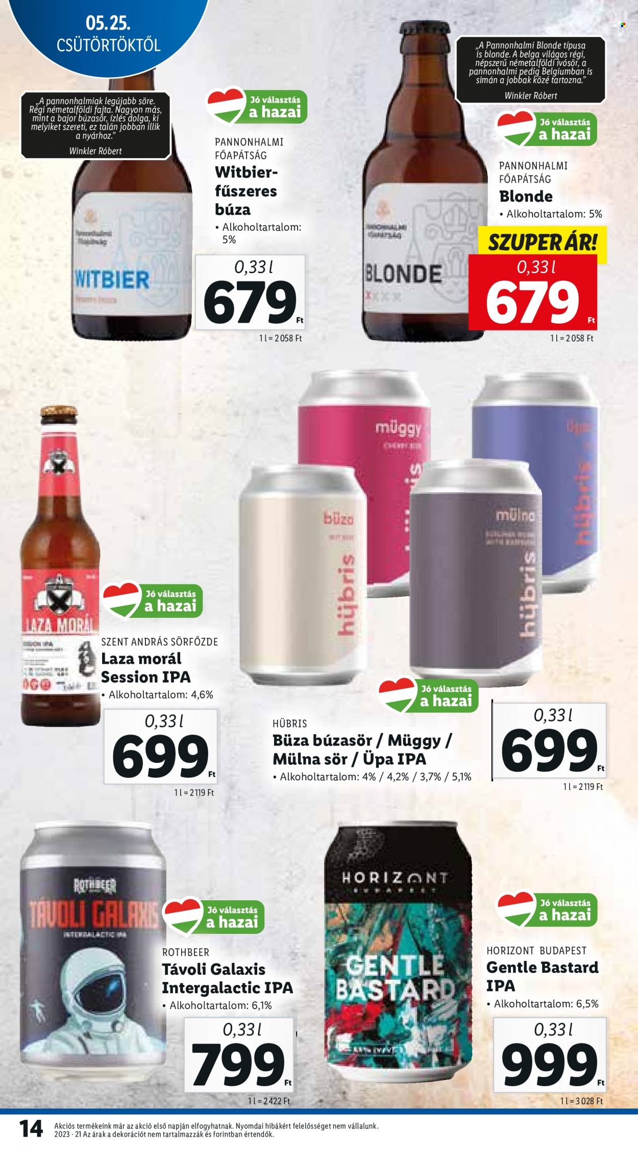 Lidl akciós újságok - 2023.05.25 - 2023.05.31. Oldal 14