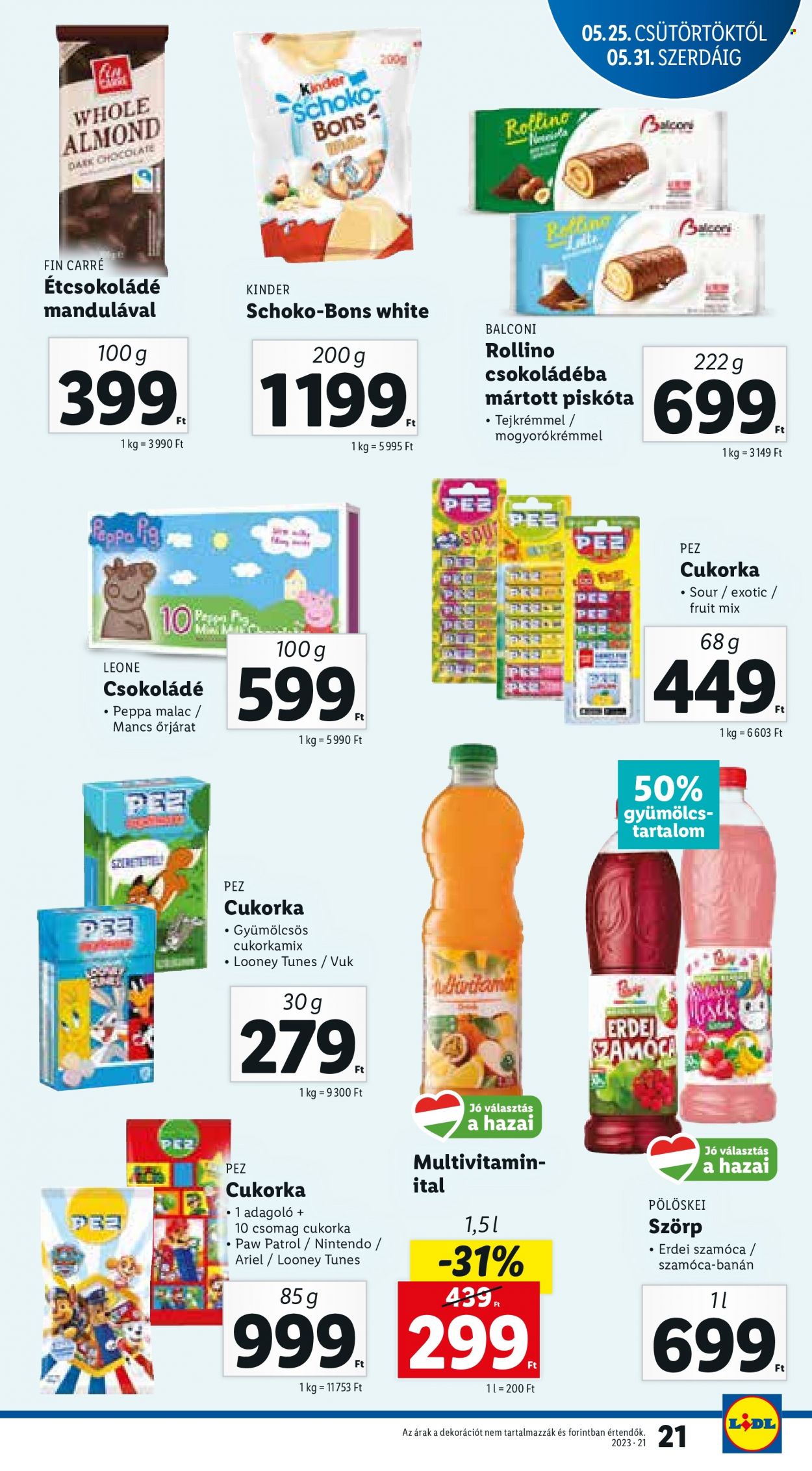 Lidl akciós újságok - 2023.05.25 - 2023.05.31. Oldal 21