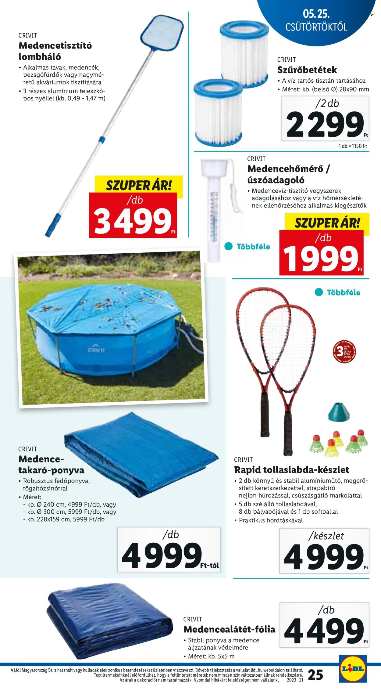 Lidl akciós újságok - 2023.05.25 - 2023.05.31. Oldal 25