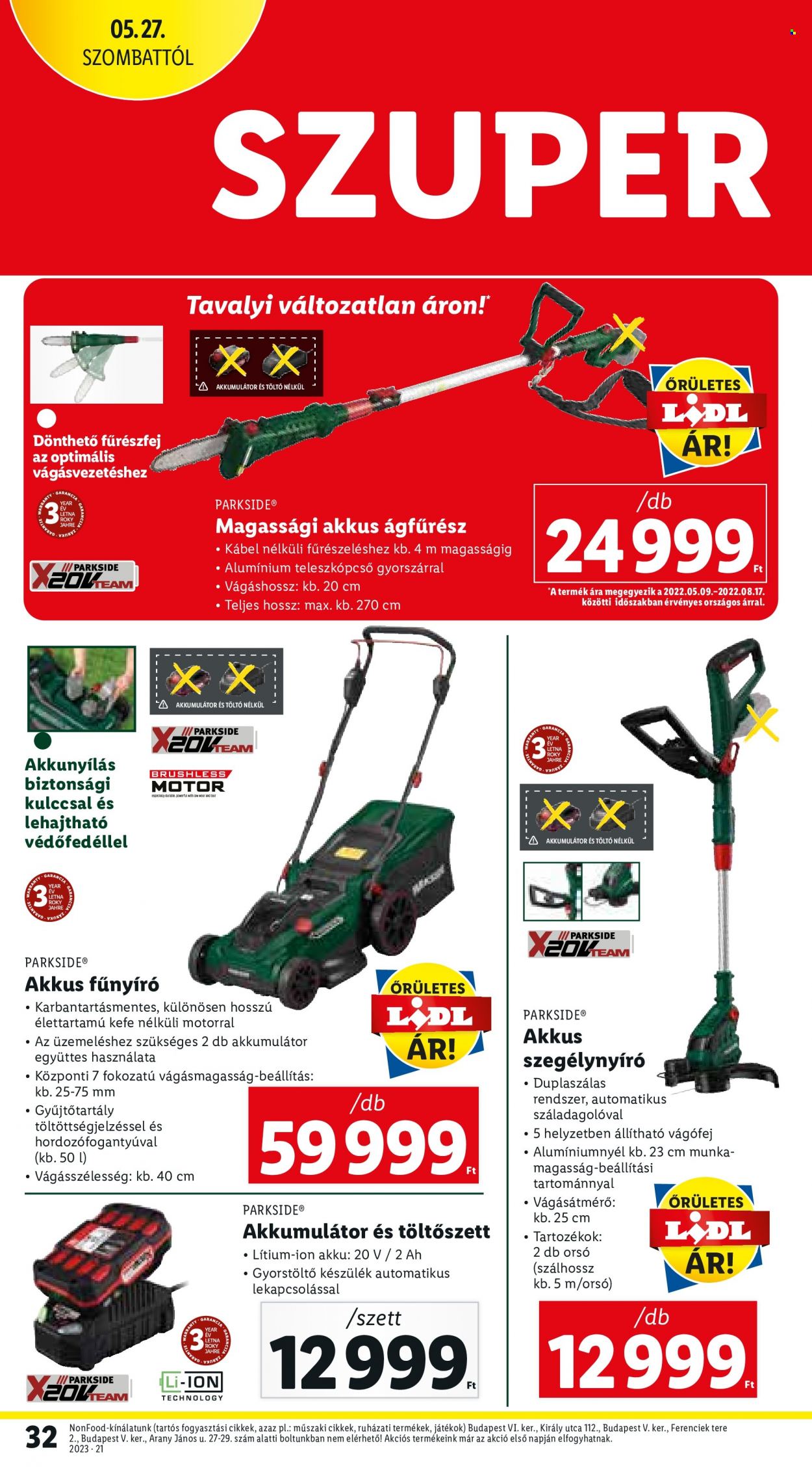 Lidl akciós újságok - 2023.05.25 - 2023.05.31. Oldal 32