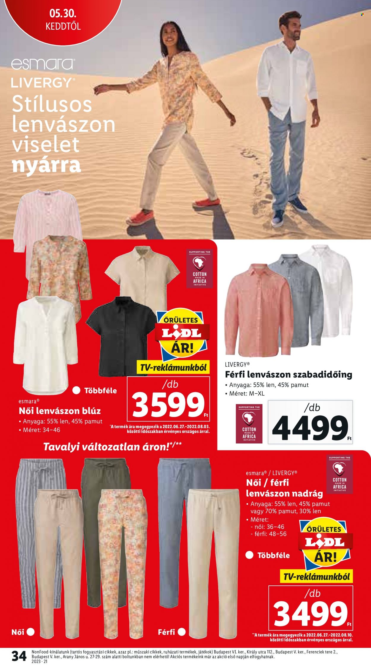 Lidl akciós újságok - 2023.05.25 - 2023.05.31. Oldal 34