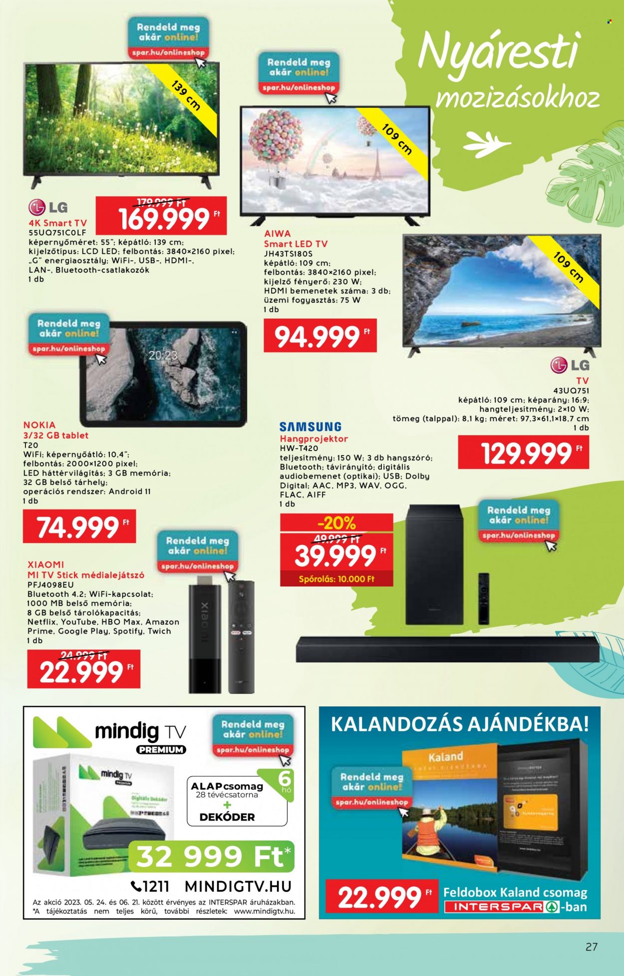 INTERSPAR akciós újságok - 2023.05.24 - 2023.06.21. Oldal 27