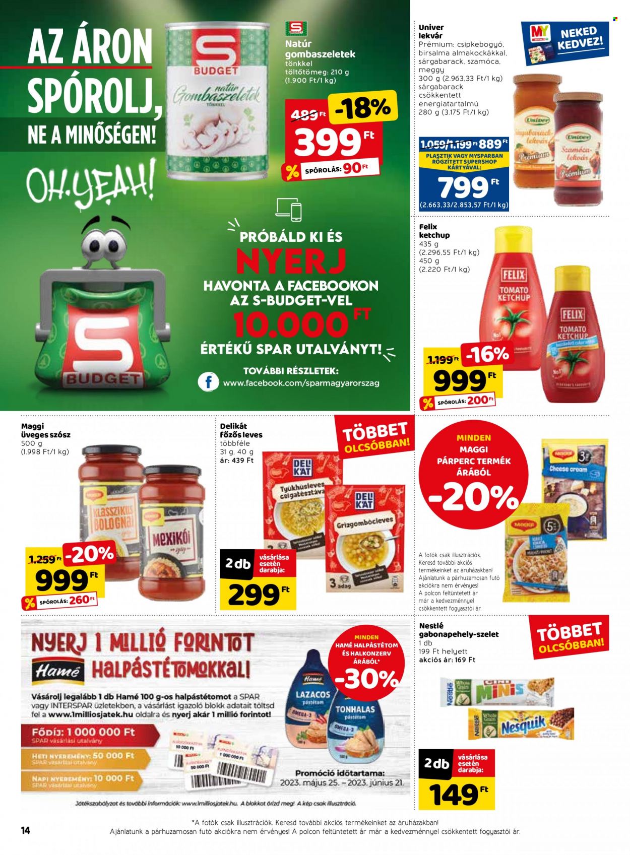 SPAR akciós újságok - 2023.05.25 - 2023.05.31. Oldal 18