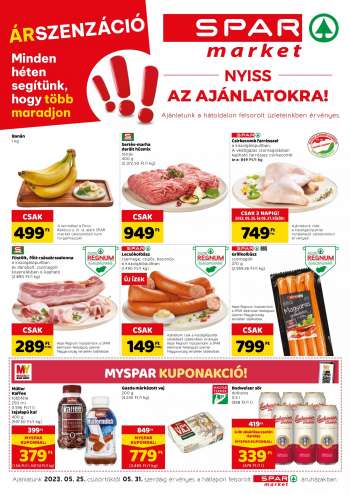 Újság SPAR market - 2023.05.25 - 2023.05.31.