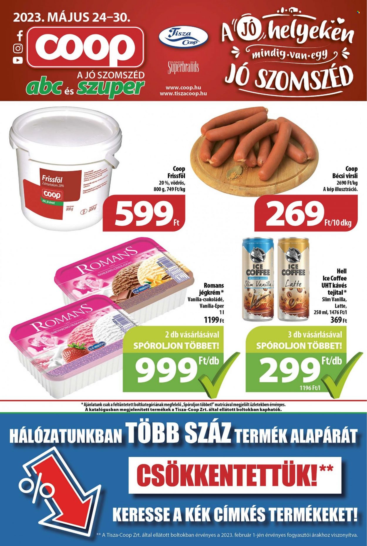 Coop akciós újságok - 2023.05.24 - 2023.05.30. Oldal 1