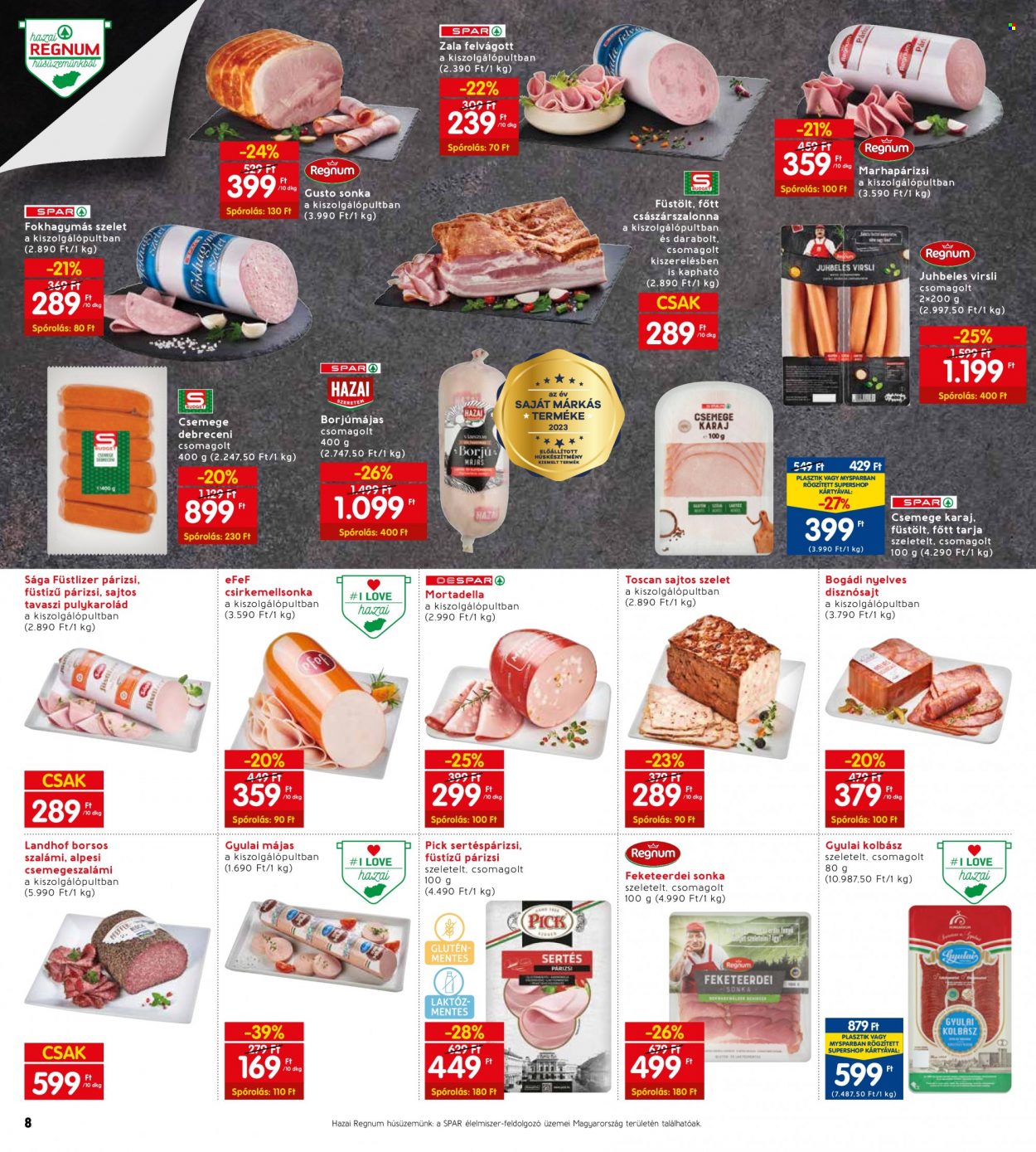 INTERSPAR akciós újságok - 2023.05.25 - 2023.05.31. Oldal 10
