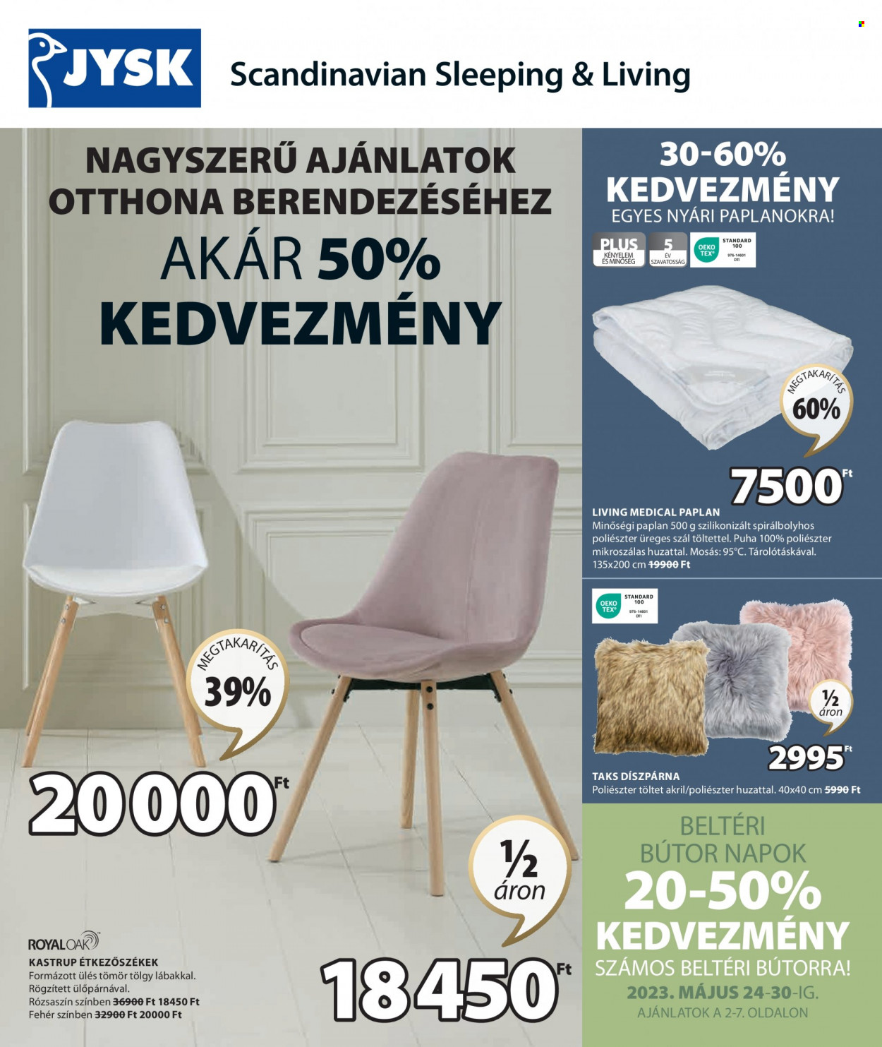 JYSK akciós újságok - 2023.05.24 - 2023.06.20. Oldal 1