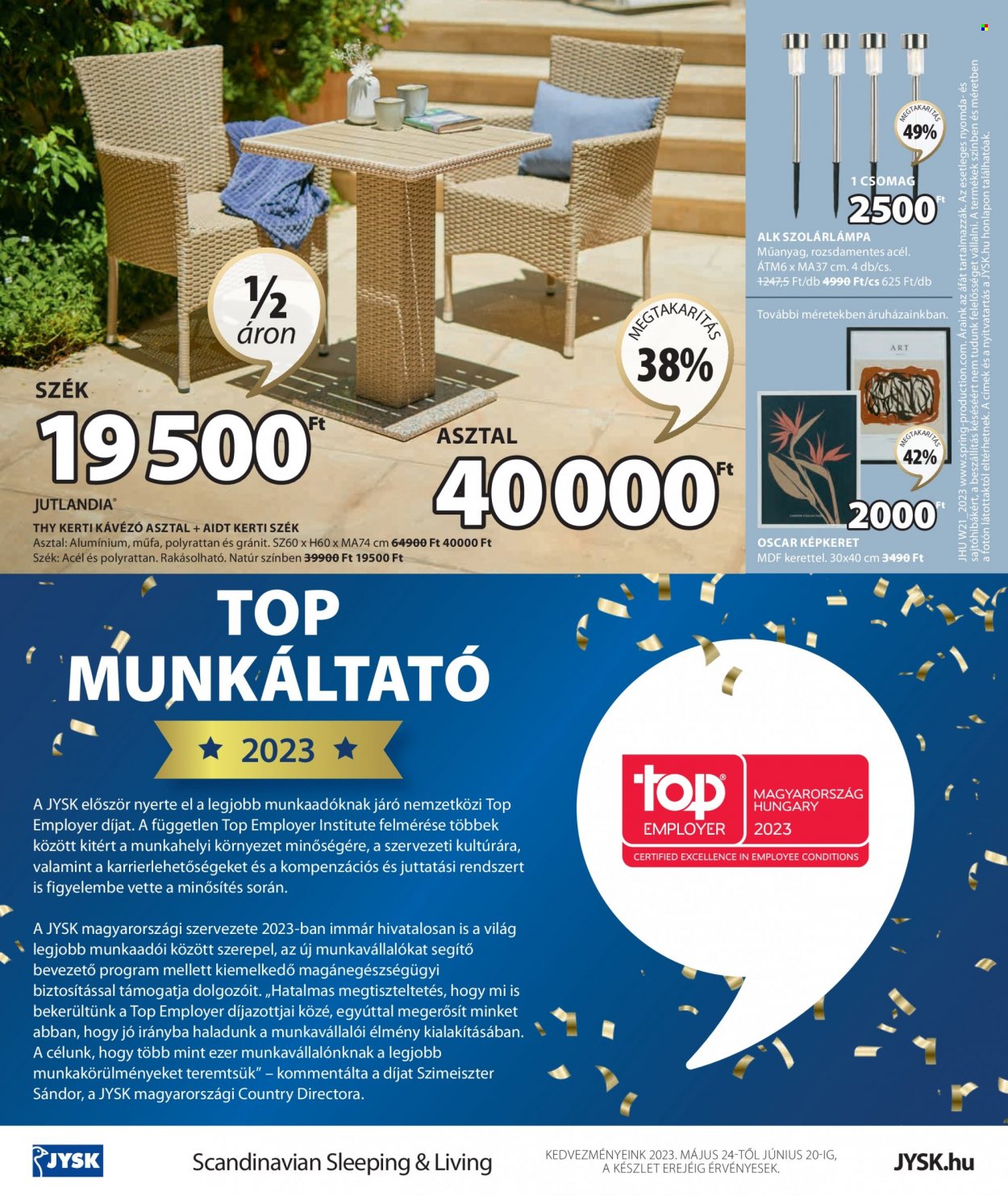 JYSK akciós újságok - 2023.05.24 - 2023.06.20. Oldal 24