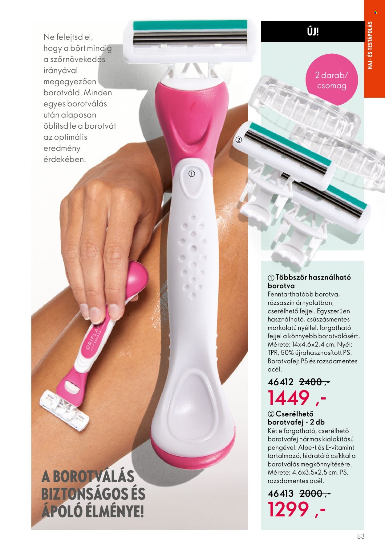 Oriflame akciós újságok - 2023.05.24 - 2023.06.13. Oldal 53
