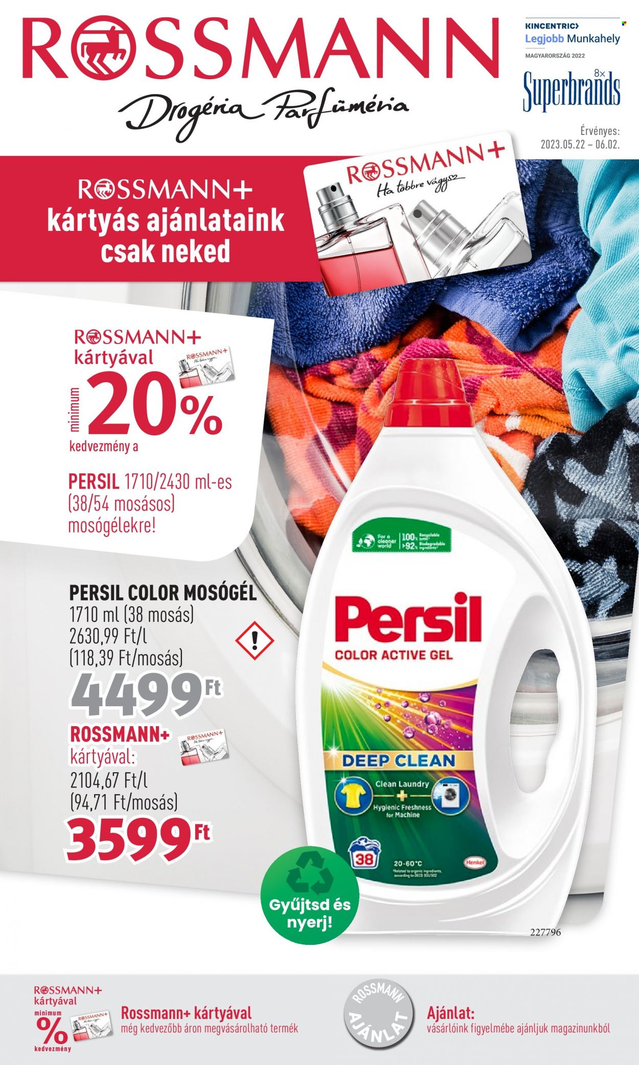 Rossmann akciós újságok - 2023.05.22 - 2023.06.02. Oldal 1