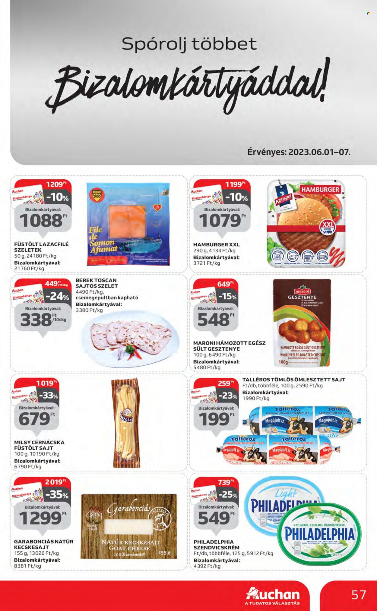 Auchan akciós újságok - 2023.06.01 - 2023.06.07. Oldal 57