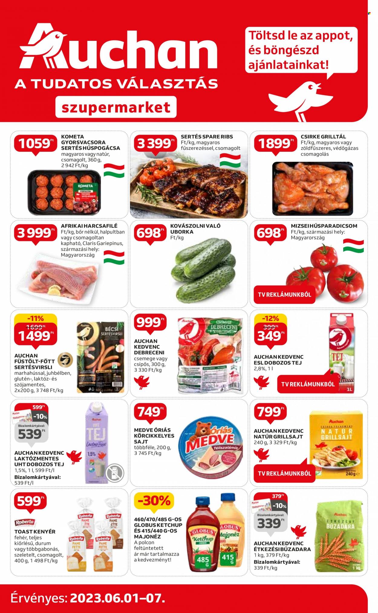 Auchan akciós újságok - 2023.06.01 - 2023.06.07. Oldal 1