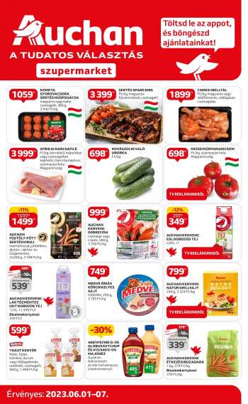 Újság Auchan - 2023.06.01 - 2023.06.07.