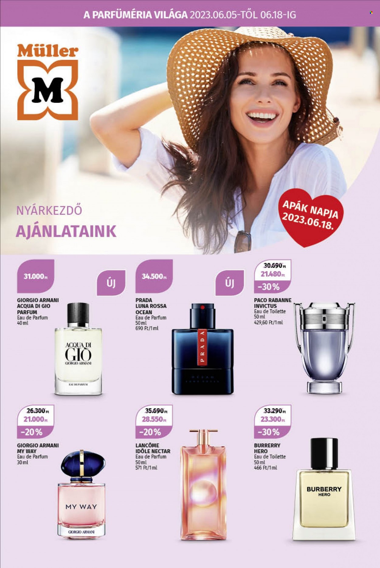 Müller akciós újságok - 2023.06.05 - 2023.06.18. Oldal 1