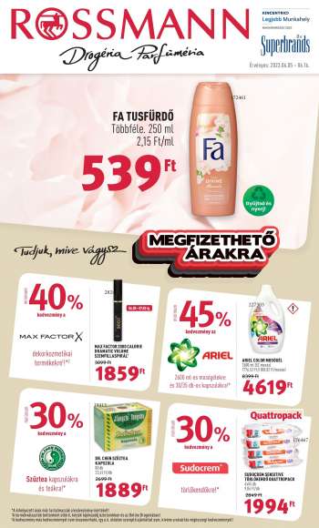 Újság Rossmann - 2023.06.05 - 2023.06.16.