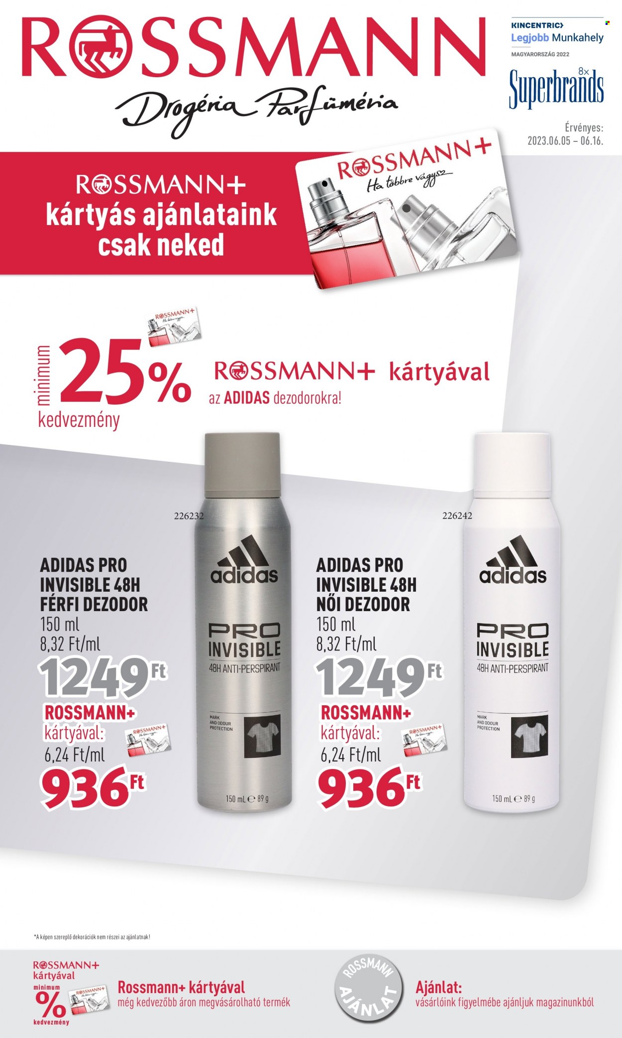 Rossmann akciós újságok - 2023.06.05 - 2023.06.16. Oldal 1