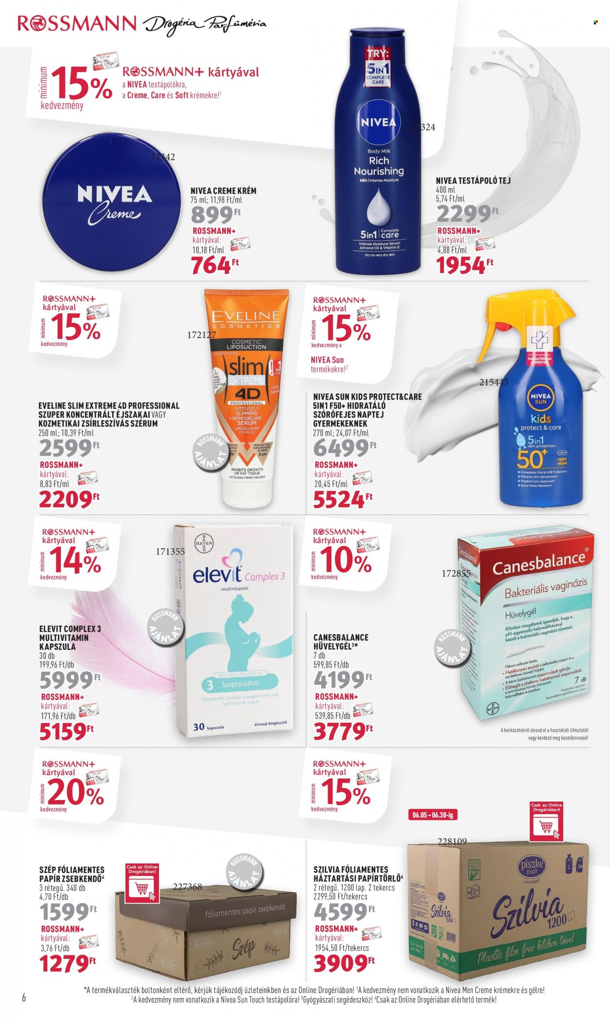 Rossmann akciós újságok - 2023.06.05 - 2023.06.16. Oldal 6