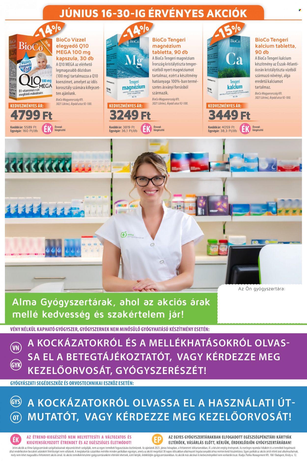 Alma Gyógyszertárak akciós újságok - 2023.06.01 - 2023.06.30. Oldal 20