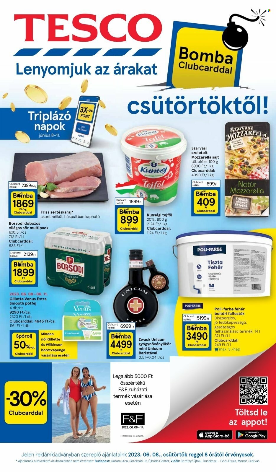 TESCO akciós újságok - 2023.06.08 - 2023.06.14. Oldal 1