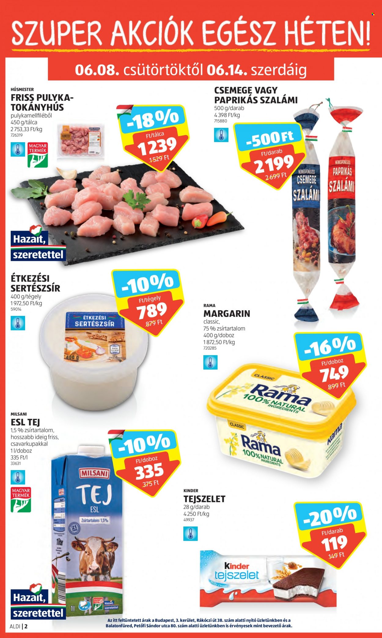 Aldi akciós újságok - 2023.06.08 - 2023.06.14. Oldal 2