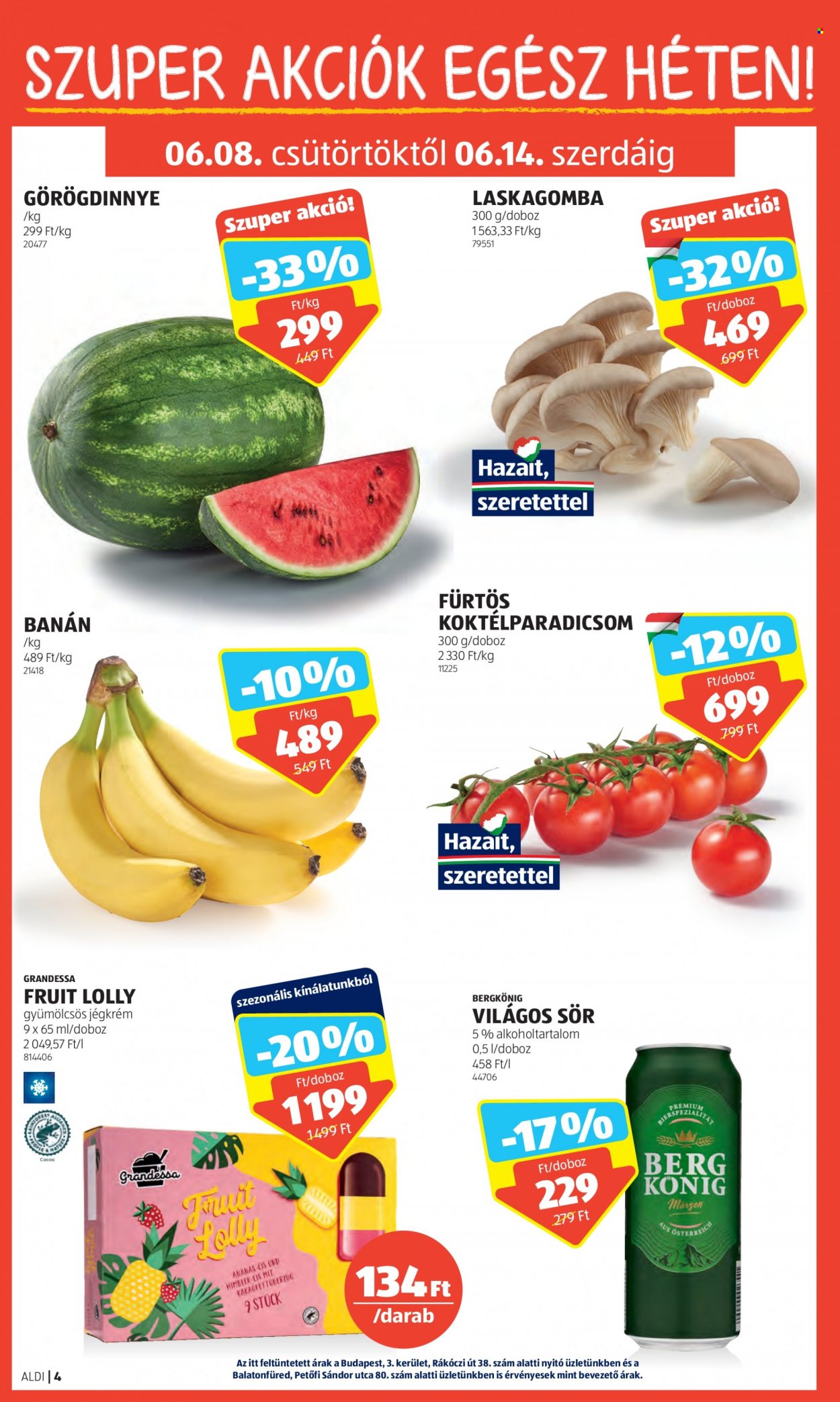 Aldi akciós újságok - 2023.06.08 - 2023.06.14. Oldal 4